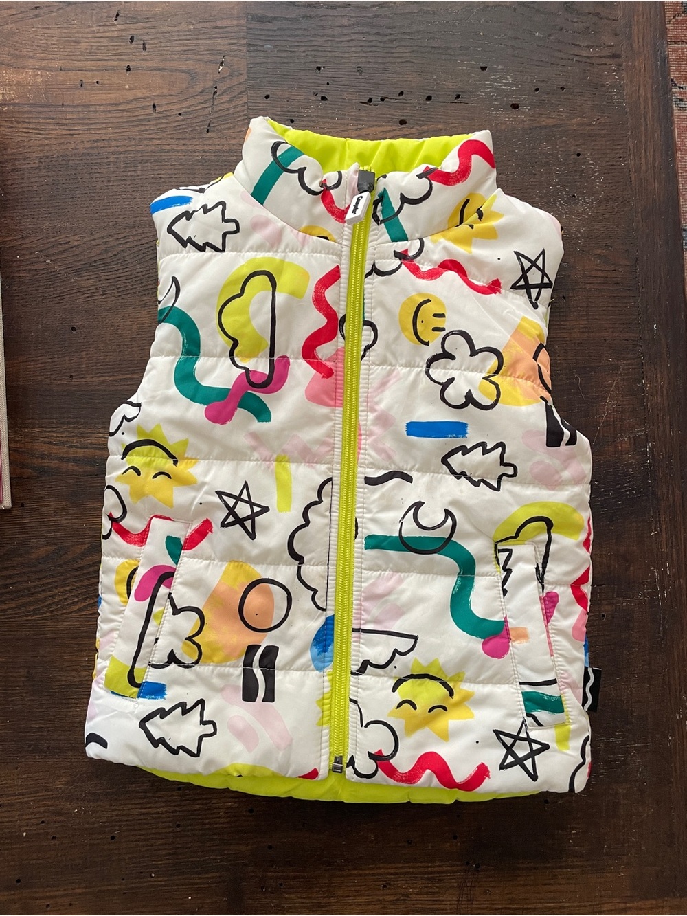 Kids Reversible Puffer Vest 2T